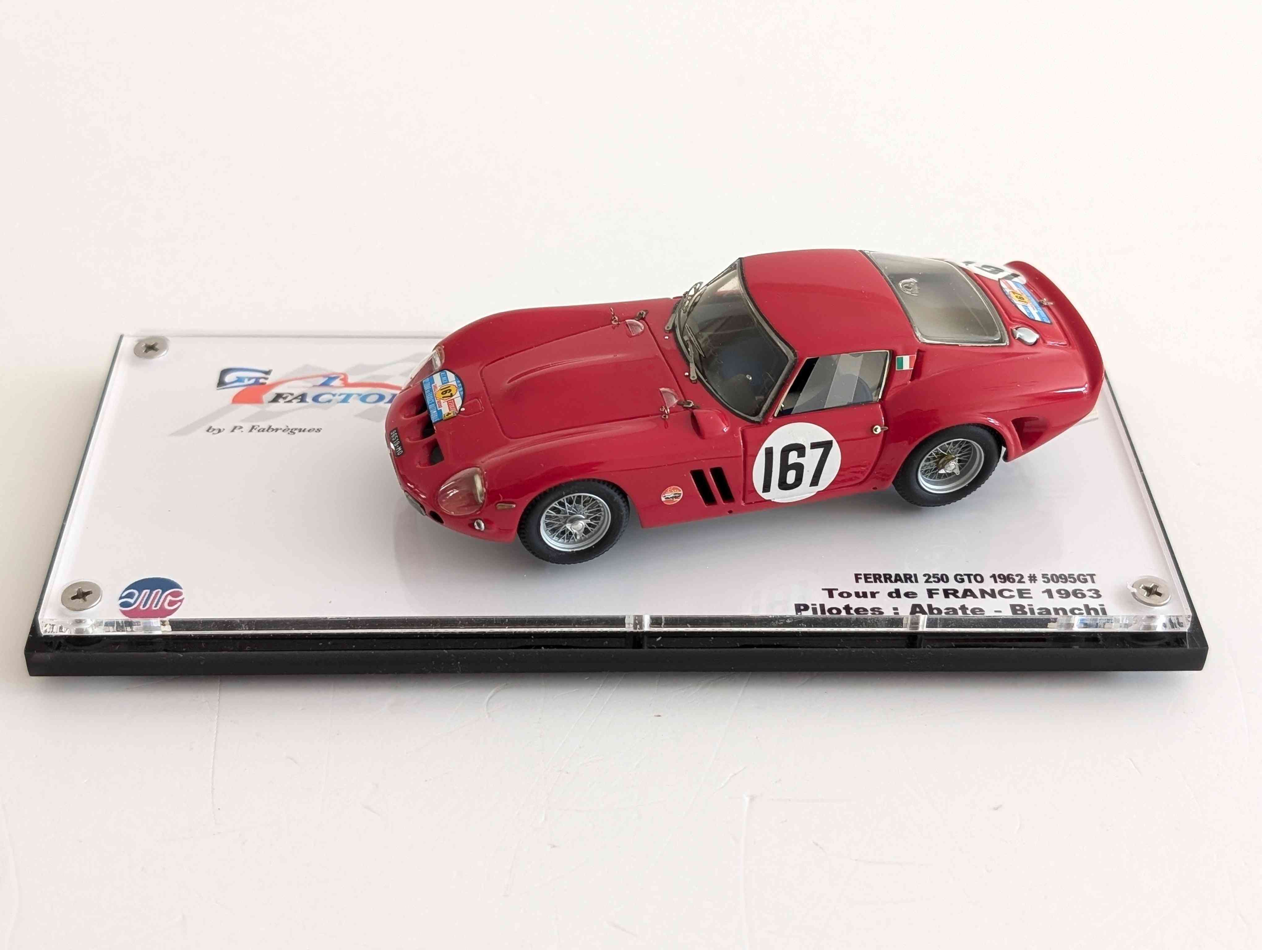 Fabregues : Ferrari 250 GTO 2nd Tour de France 1963-> RESERVED